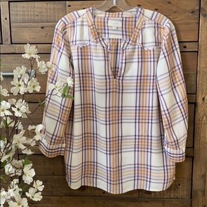 Loft Split-neck Popover Blouse🍁Bundle & Save!